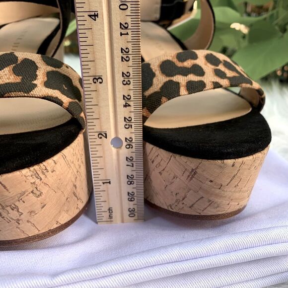 VERONICA Beard Hurley cork wedge platform sandals mix media NWOT women size 6.5 - Picture 7 of 8